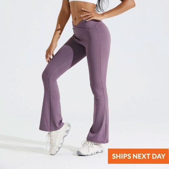 COPY - Flare Crossover Legging - Flare legging - Crossover Legging - Picture 1 of 7